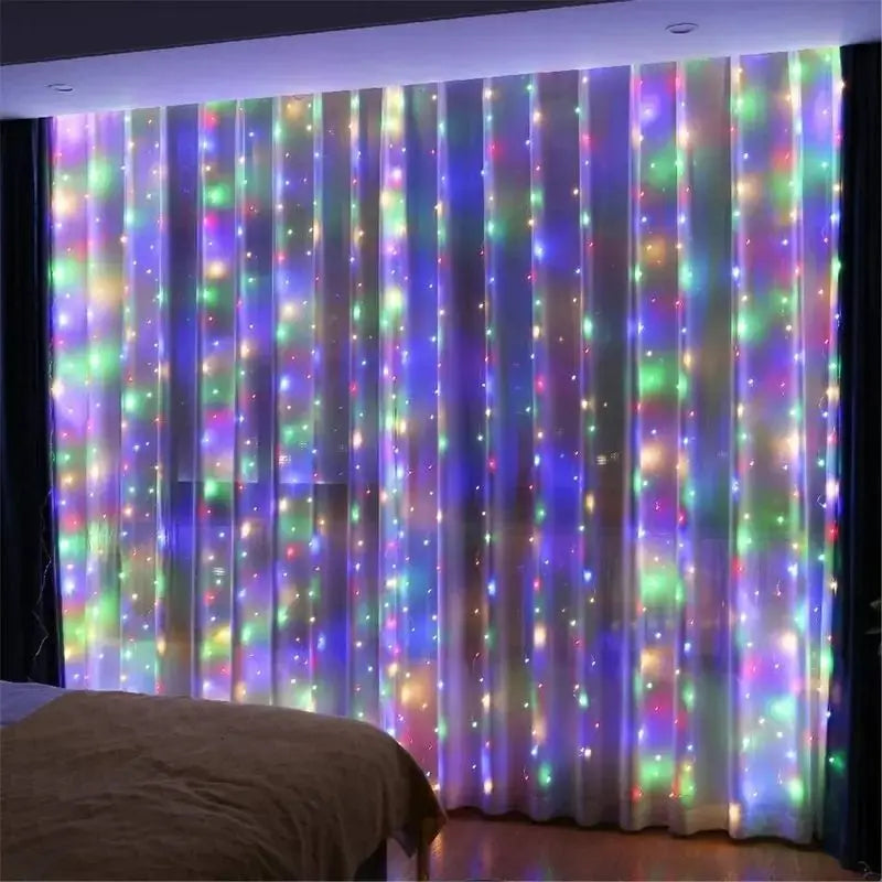 3/4/6m Curtain LED String Lights Garland