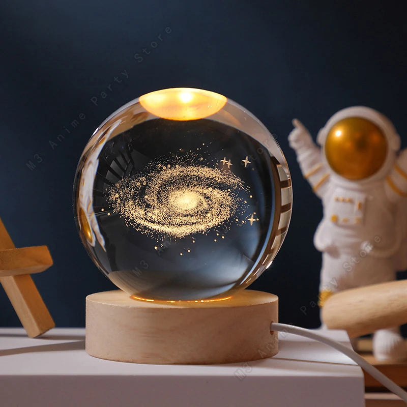 Unique LED 3D Crystal Ball