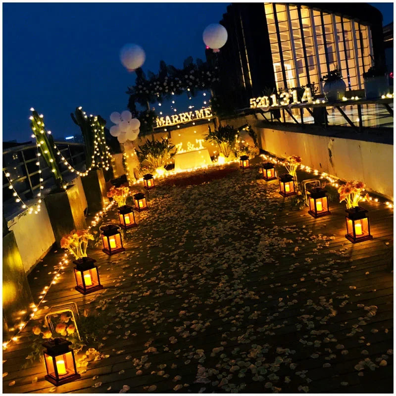 Solar LED Lights Outdoor or Indoor Hanging