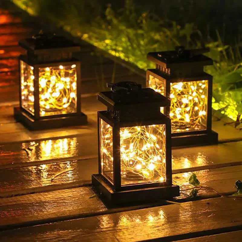 Solar LED Lights Outdoor or Indoor Hanging
