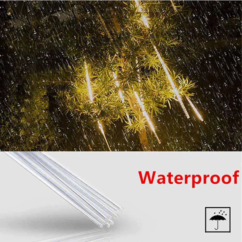 LED Meteor Shower Rain Lights, Waterproof