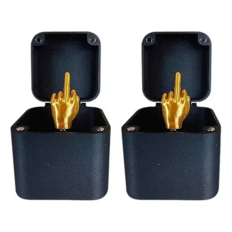 Out of the box pop-up Middle Finger