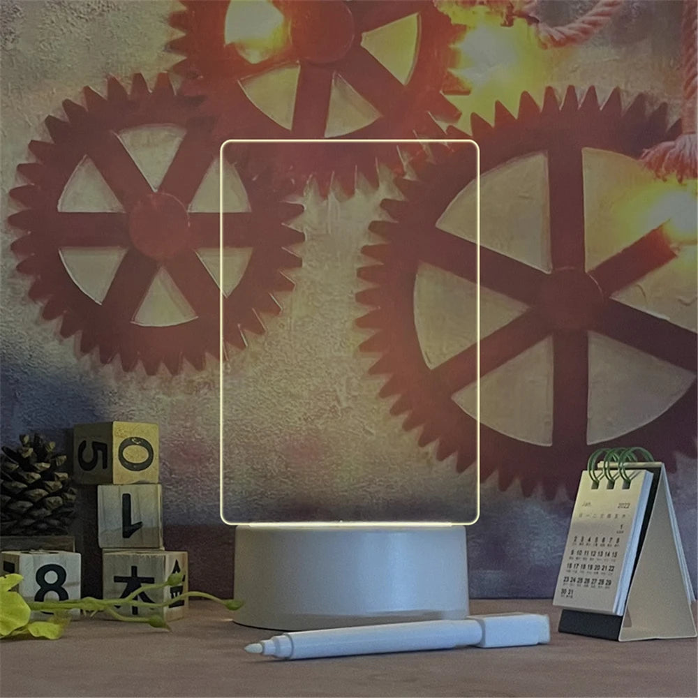 Transparent Writable Luminous LED Board