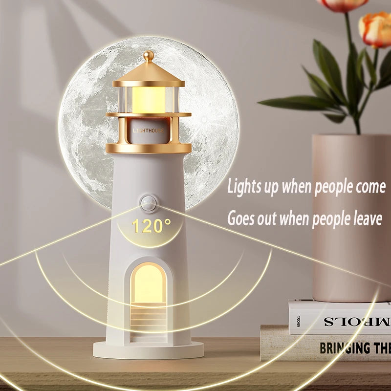 Moon Lamp Projection Lighthouse