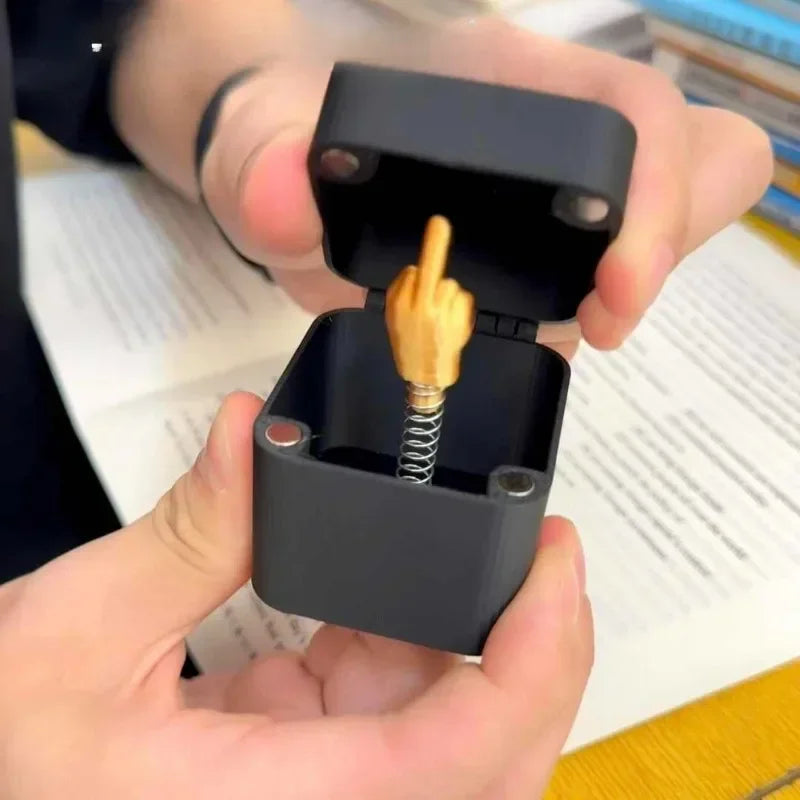 Out of the box pop-up Middle Finger