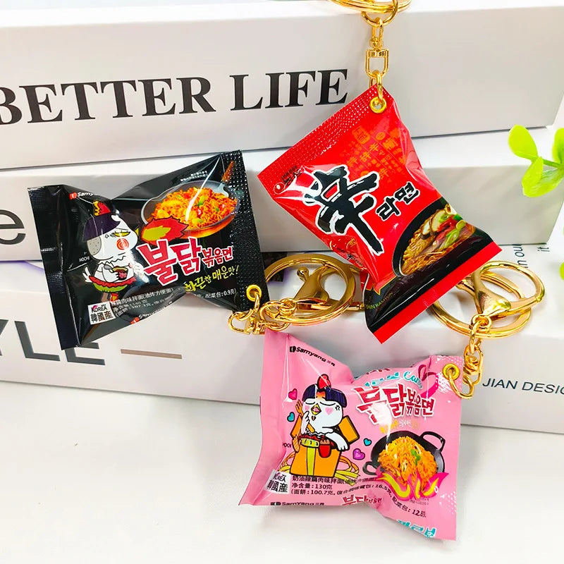 Instant Noodles Keychain