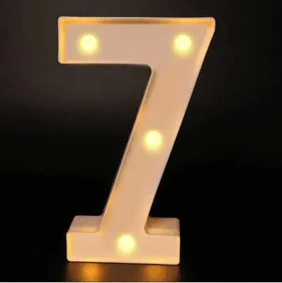 Warm number - LED lights decorations