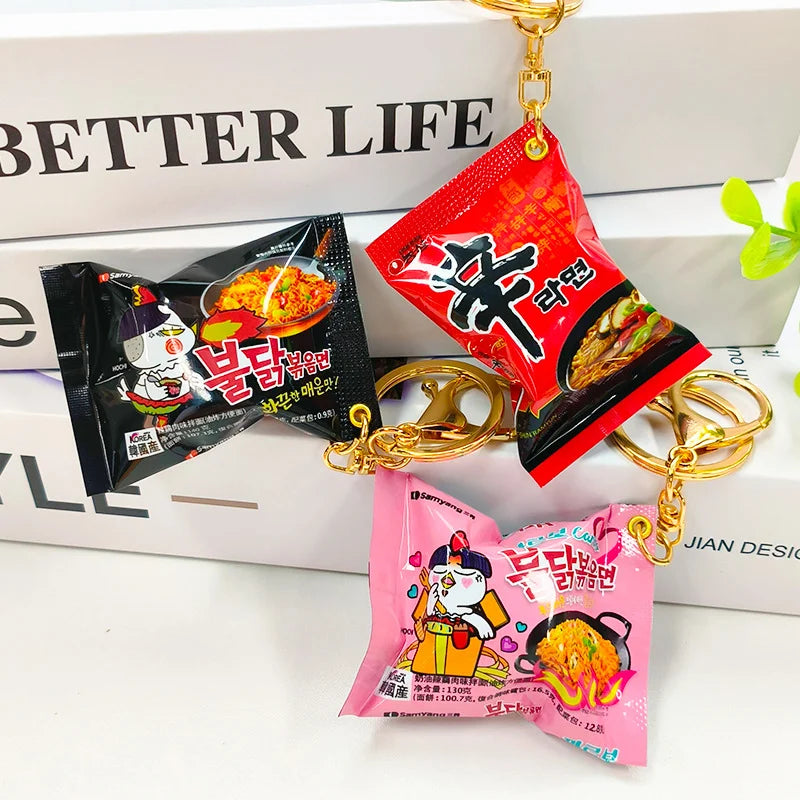 Instant Noodles Keychain