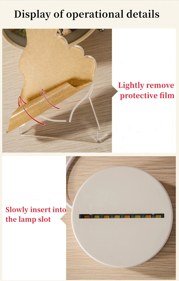 3D Creative Bear Lamp