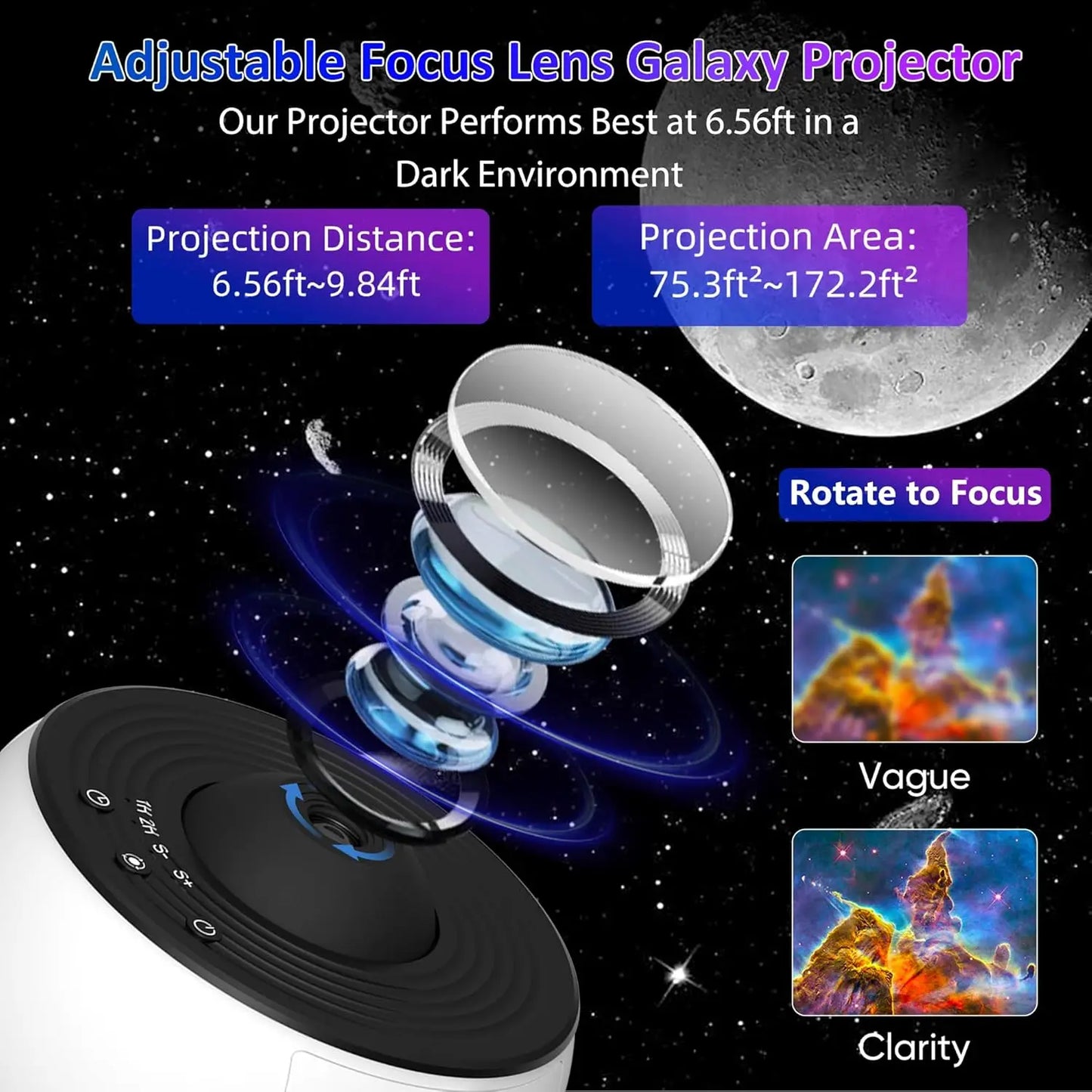 Bedroom Galaxy Projector