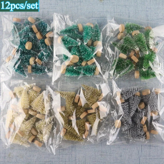 12Pcs Artificial Christmas Tree