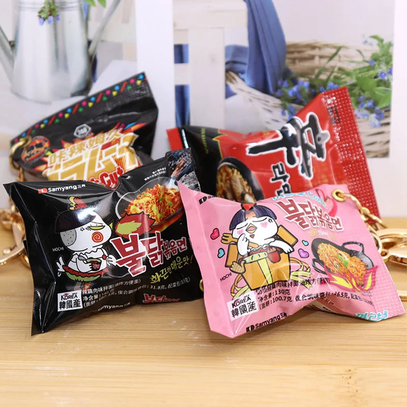 Instant Noodles Keychain
