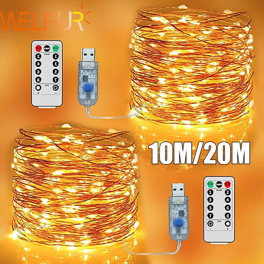 5M/10M/20M USB LED String Lights